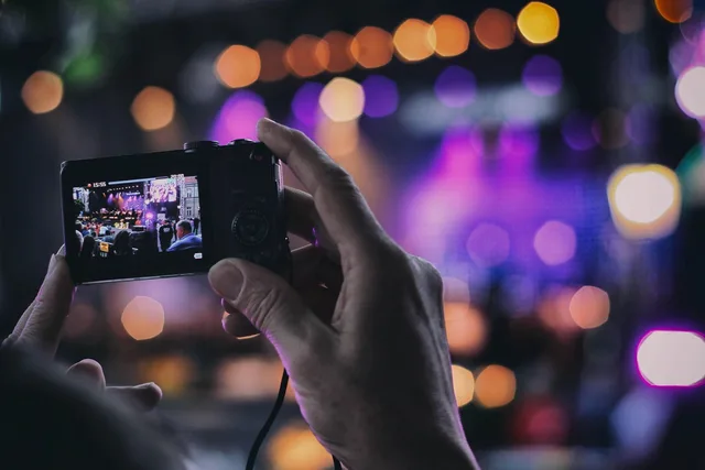 camera, filming, concert, recording, party, to record, photographer, pictures, photo, hand, electronic equipment, electronics, take a photo, photograph, concert hall, photography, music. UGC marketplaces buyer personas: evidence-card principles