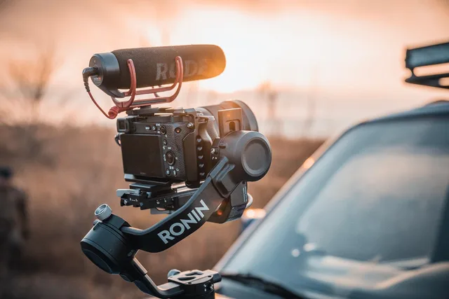 gimbal stabilizer, photography equipment, filming equipment, dawn, outdoors, camera, vlogging equipment, camera, camera, camera, camera, camera. UGC marketplaces skills forecast: why there is none to cite