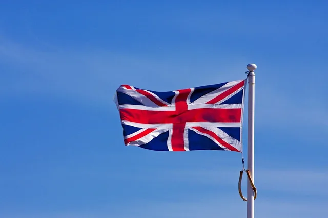 flag, ensign, standard, british flag, union jack, blue sky, british, english, blue, red, white, flying, pole, nature, sky. Legal and ethical gates for one England UGC commission, with no marketplace shortcut